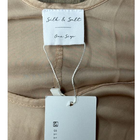 Silk & Salt Viscose Midi Dress Women’s One Size - Picture 3 of 7